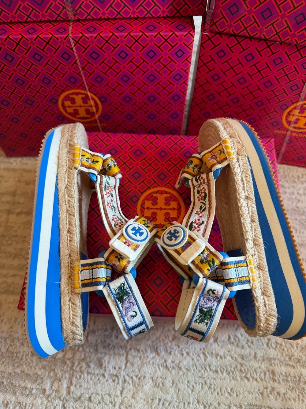 Tory Burch Daisy Sport Two- Band Sandals